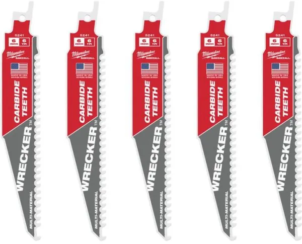 Milwaukee Bajonetsavklinge TCT WRE 150/6T 5 stk
