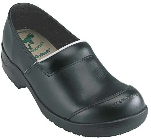 EuroDan flex sikkerhedstræsko med kap sort 38